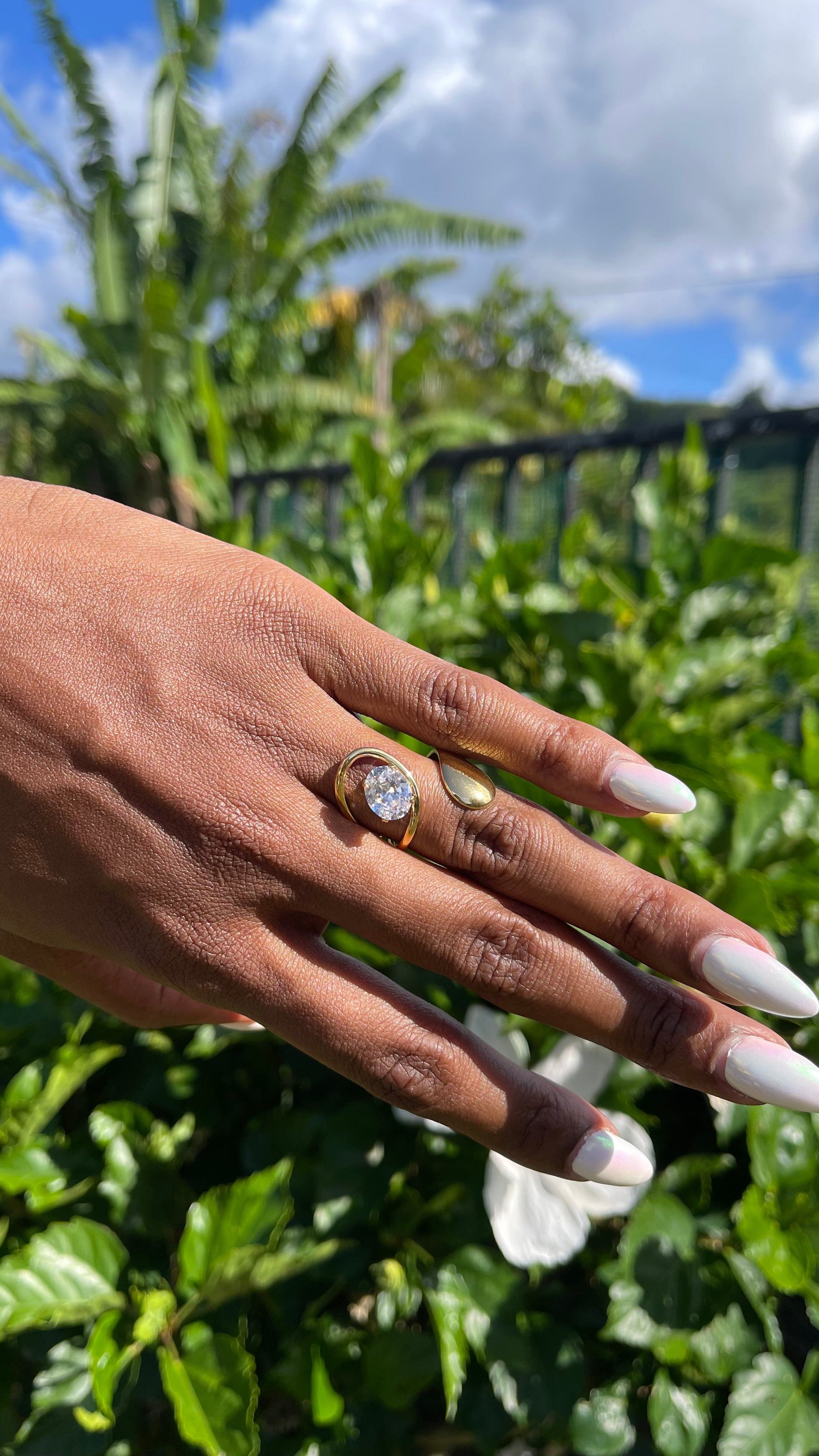 Bague Ornée de Cristal