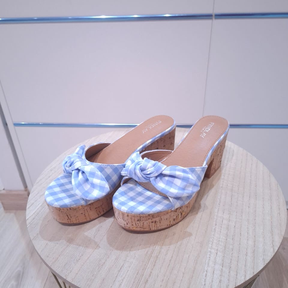 COMPENSEE A CARREAUX BLEU