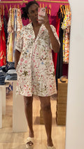 Robe fleur rose