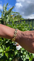 Bracelet Maille Graine de Café
