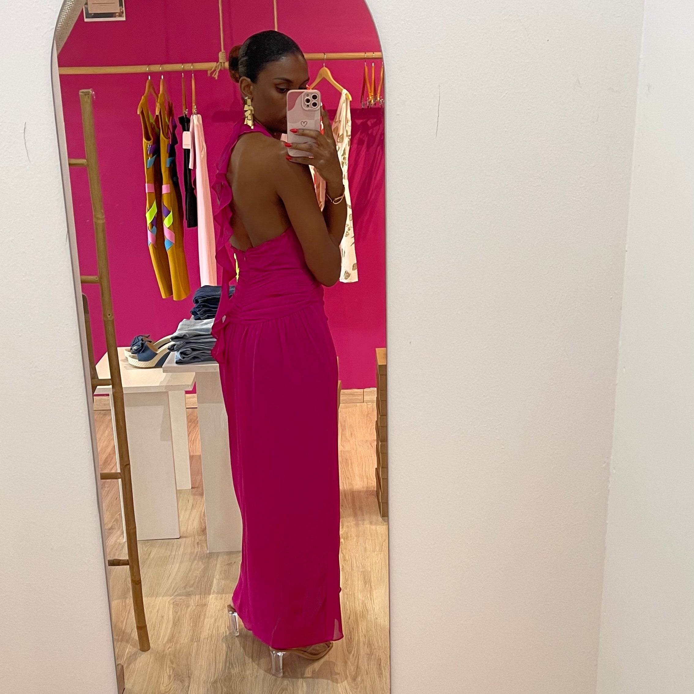 ROBE PALMIRE FUSHIA