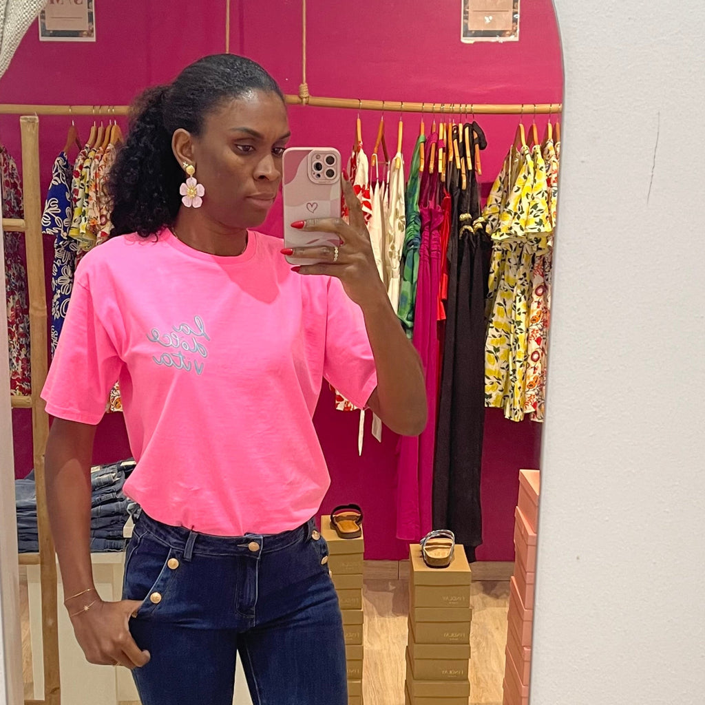 T-SHIRT DOLCE VITA ROSE