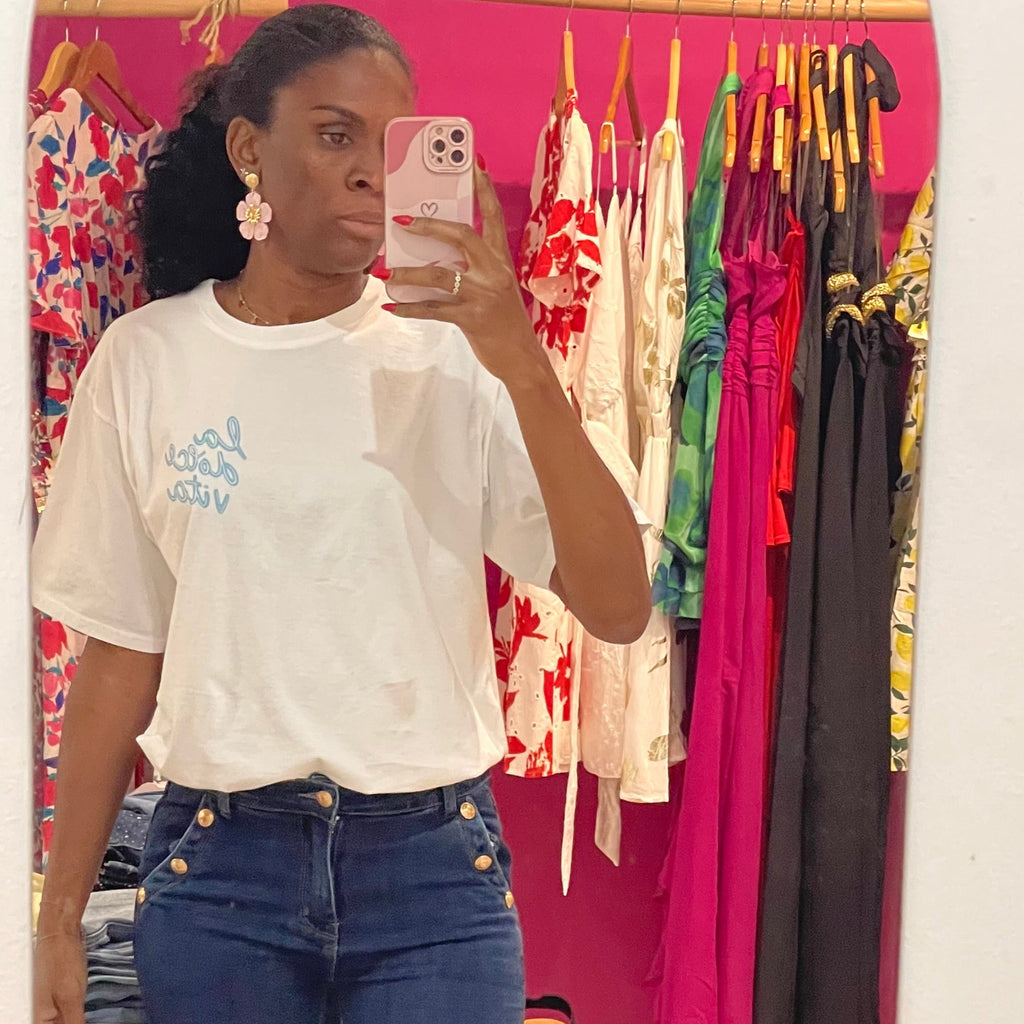 T-SHIRT DOLCE VITA BLANC