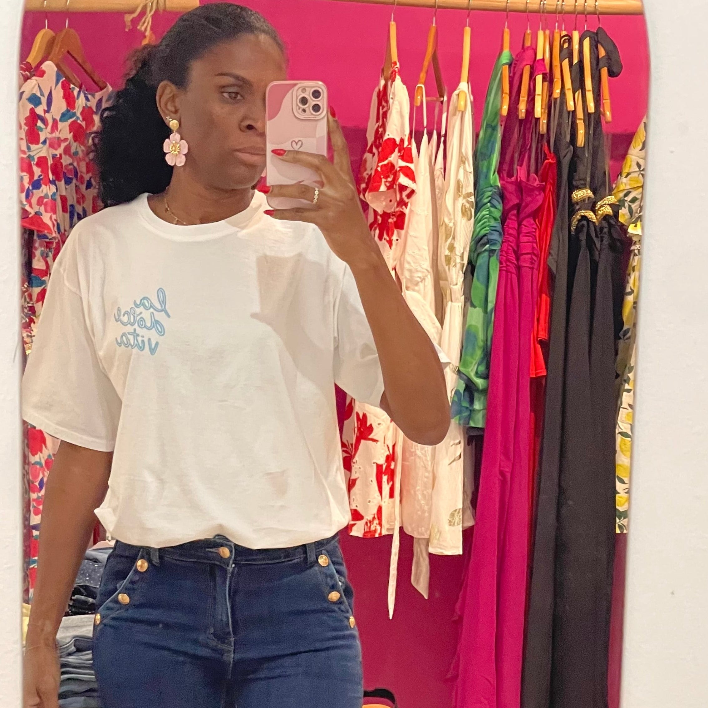 T-SHIRT DOLCE VITA BLANC